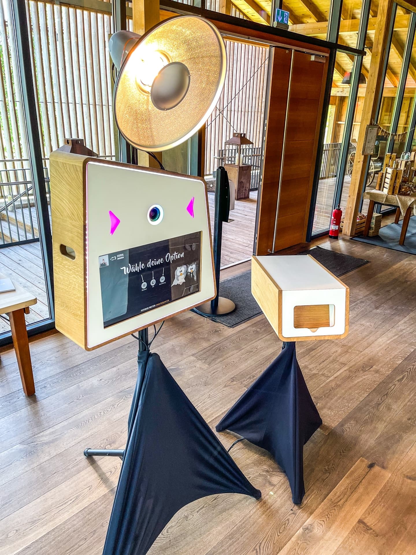 Fotobox Ausdruck mit individuellen Designs