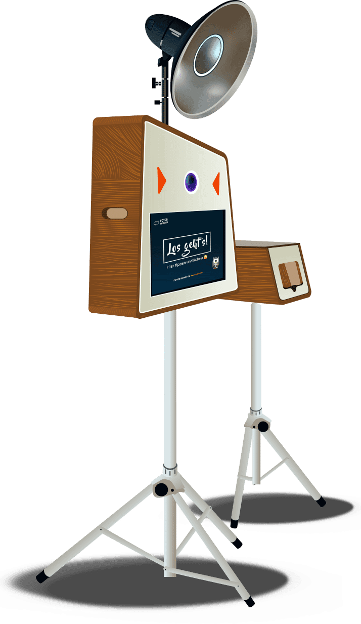 Knipserl Fotobox mit Stativ und Blitz